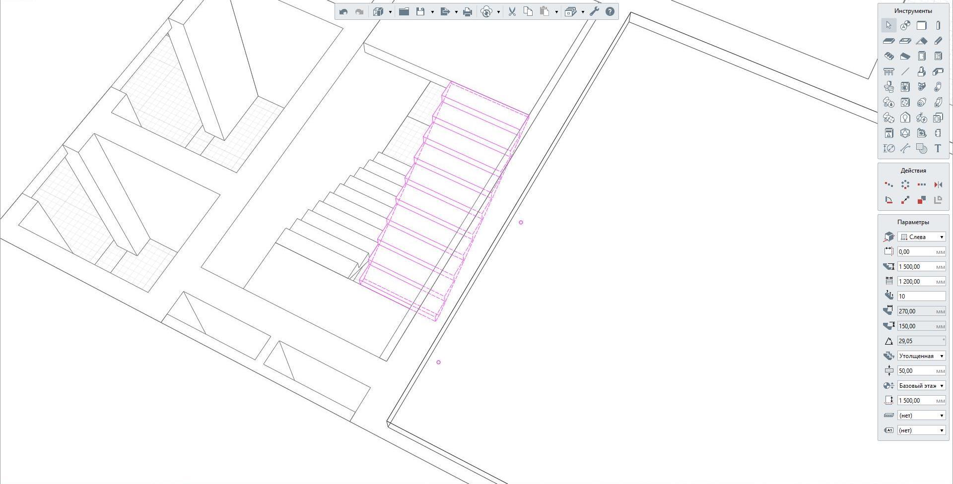 Опыт использования отечественной BIM-системы Renga для выполнения курсового  проекта по дисциплине «Архитектура»